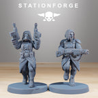 GrimGuard Sisters of War from StationForge/10 Miniatures +Gratis Bases