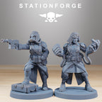 GrimGuard Sisters of War from StationForge/10 Miniatures +Gratis Bases