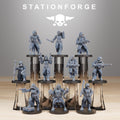 GrimGuard Sisters of War from StationForge/10 Miniatures +Gratis Bases