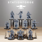 GrimGuard Sisters of War from StationForge/10 Miniatures +Gratis Bases