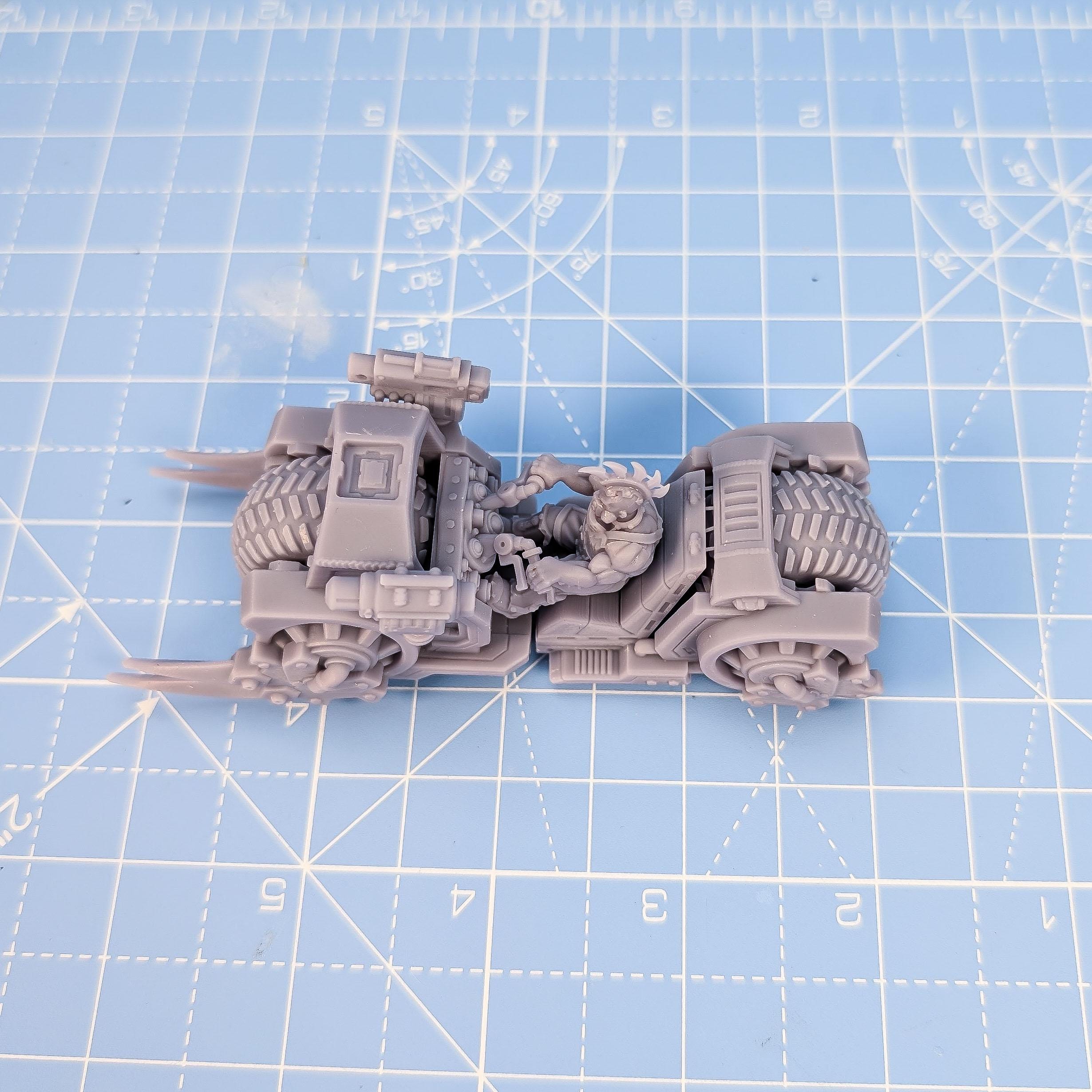 Fleshforged Mangler from PrintMinis/ Wargame, Tabletop Miniatur+ Base