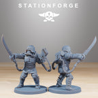 GrimGuard Commandos from StationForge/10 Wargame Miniatures +Gratis Bases