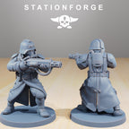 GrimGuard Command Force from StationForge/5 Wargame Miniatures +Gratis Bases