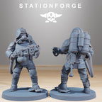 Grimguard Ironclads from StationForge/10 Wargame Miniatures +Gratis Bases