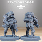 Grimguard Ironclads from StationForge/10 Wargame Miniatures +Gratis Bases