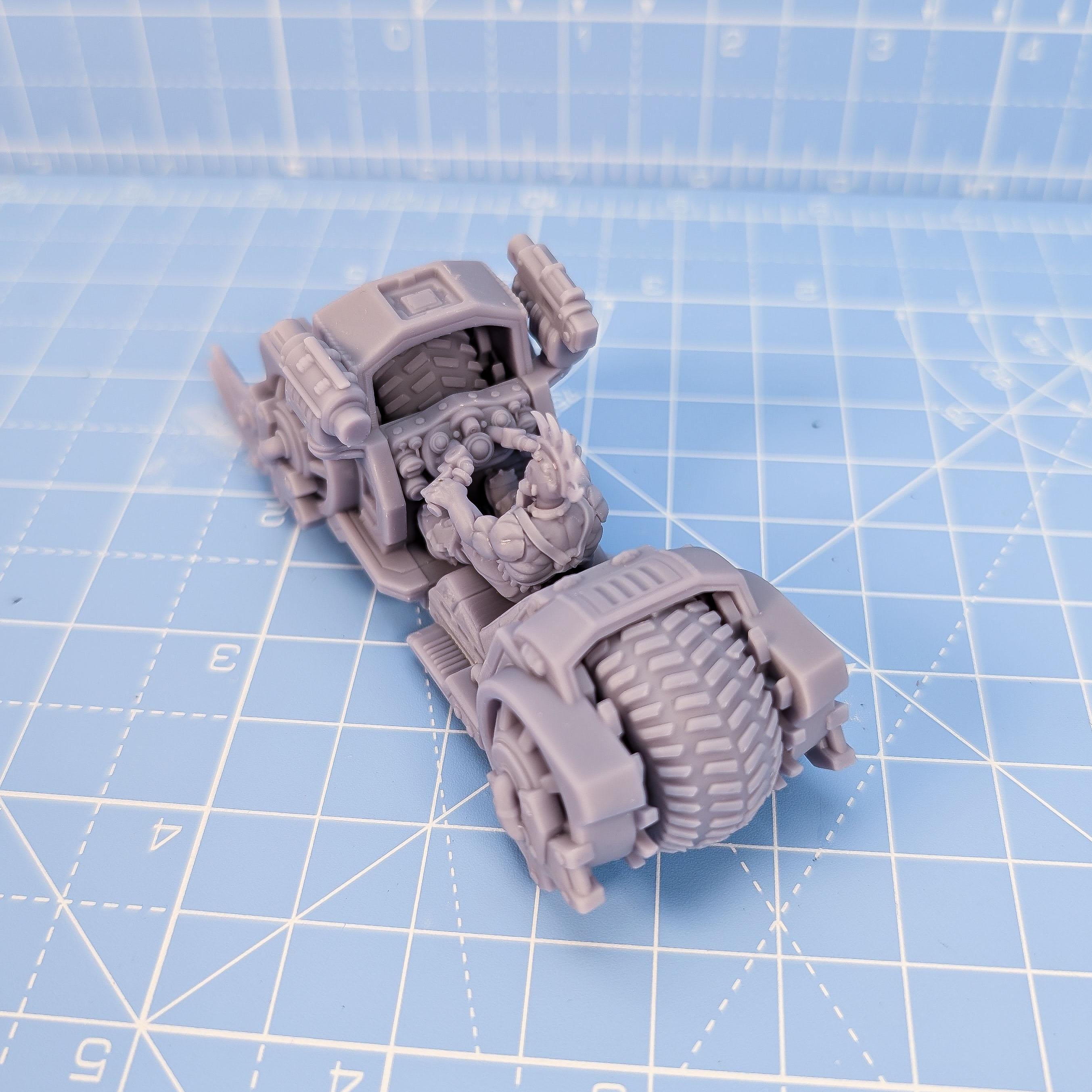 Fleshforged Mangler from PrintMinis/ Wargame, Tabletop Miniatur+ Base