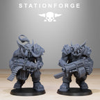 Orkaz Trolls from StationForge/10 Miniatures +Gratis Bases