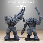 Orkaz Trolls from StationForge/10 Miniatures +Gratis Bases