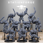 Orkaz Trolls from StationForge/10 Miniatures +Gratis Bases