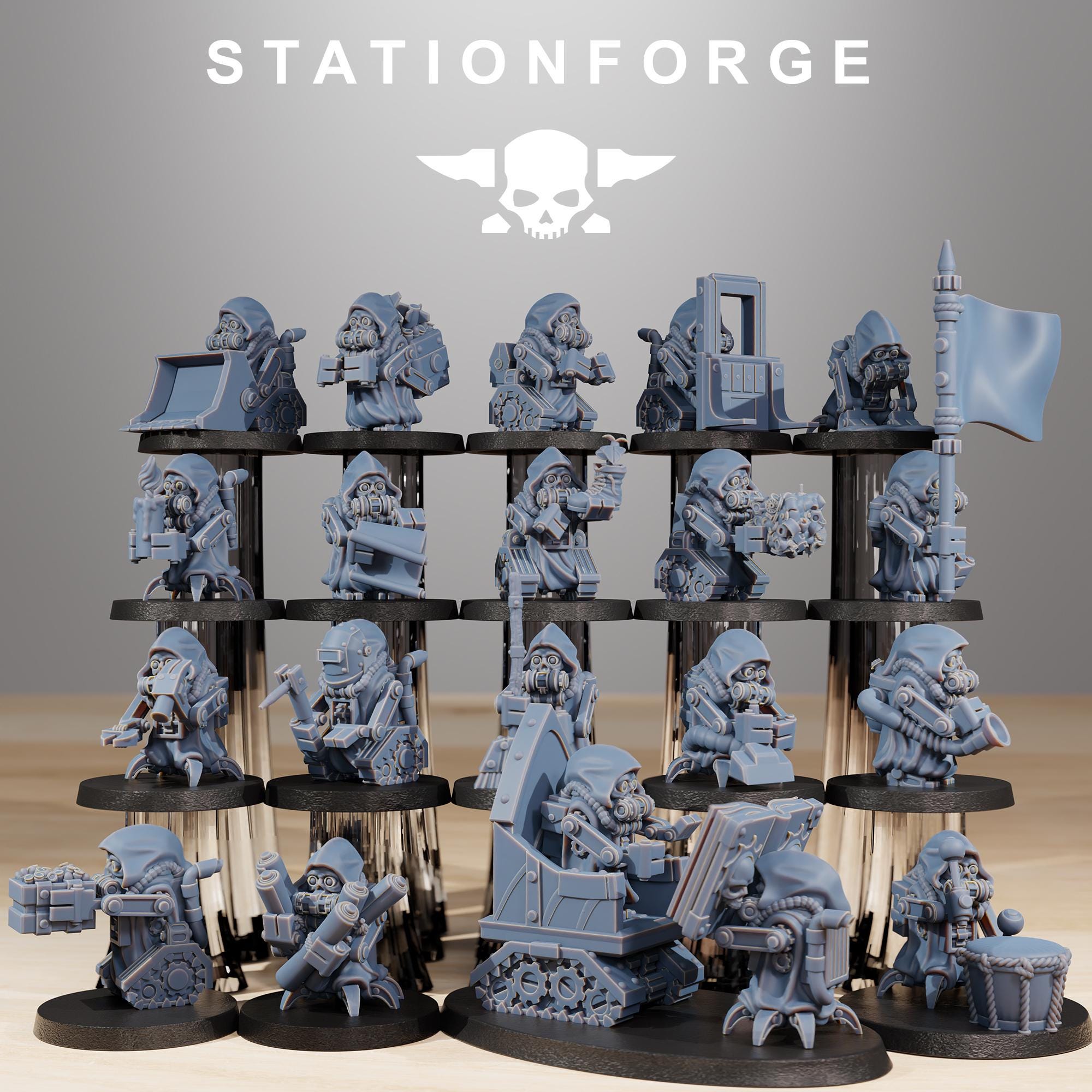Bobby Gang  from StationForge/20 Miniatures +Gratis Bases